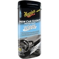 Meguiars Automotive NEW CAR SCENT PROTECTANT WIPES (25 Wipes) G4200